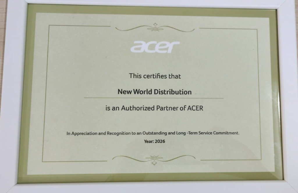 Acer Authorized Partner Certificate