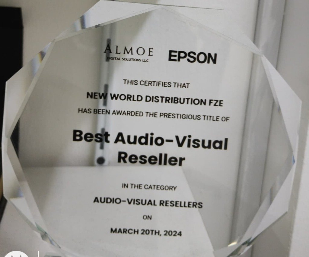 Epson Best Audio Visual Reseller Award